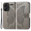 Чехол UniCase Butterfly Pattern для Xiaomi Redmi Note 13 Pro+ - Grey (340546H)