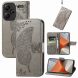 Чехол UniCase Butterfly Pattern для Xiaomi Redmi Note 13 Pro+ - Grey (340546H). Фото 4 из 6