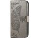 Чехол UniCase Butterfly Pattern для Xiaomi Redmi Note 13 Pro+ - Grey (340546H). Фото 5 из 6