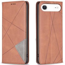 Чохол UniCase Geometric Pattern для Apple iPhone 17 Air - Brown: фото 1 з 8