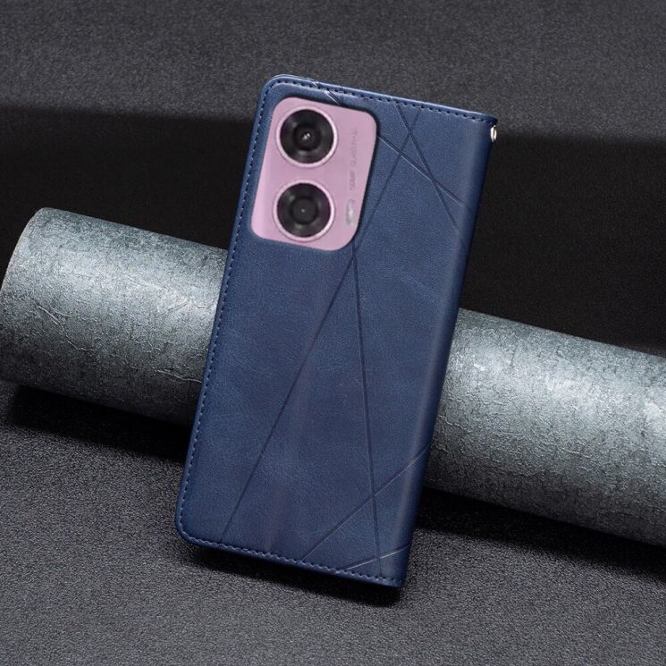 Чохол UniCase Geometric Pattern для Motorola Moto G24 / G04 / G04s / E14 - Blue: фото 4 з 8