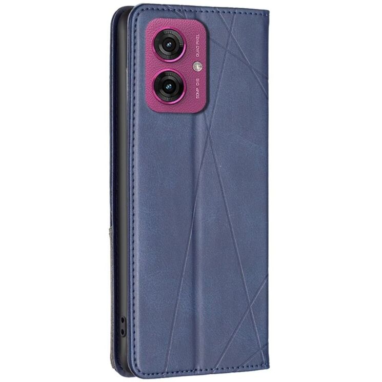 Чехол UniCase Geometric Pattern для Motorola Moto G55 - Blue: фото 3 из 8