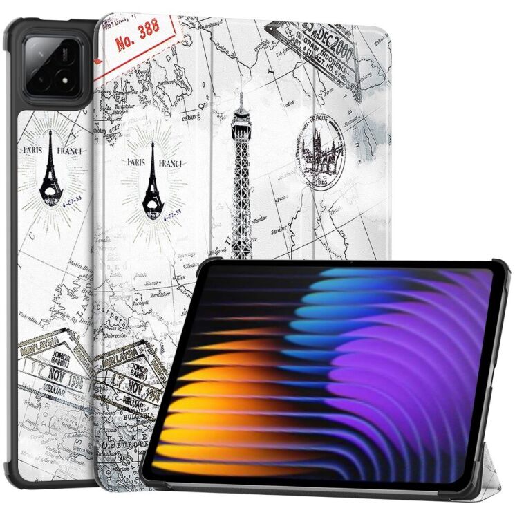 Чехол UniCase Life Style для Xiaomi Pad 7 / 7 Pro - Vintage Tower: фото 1 из 8