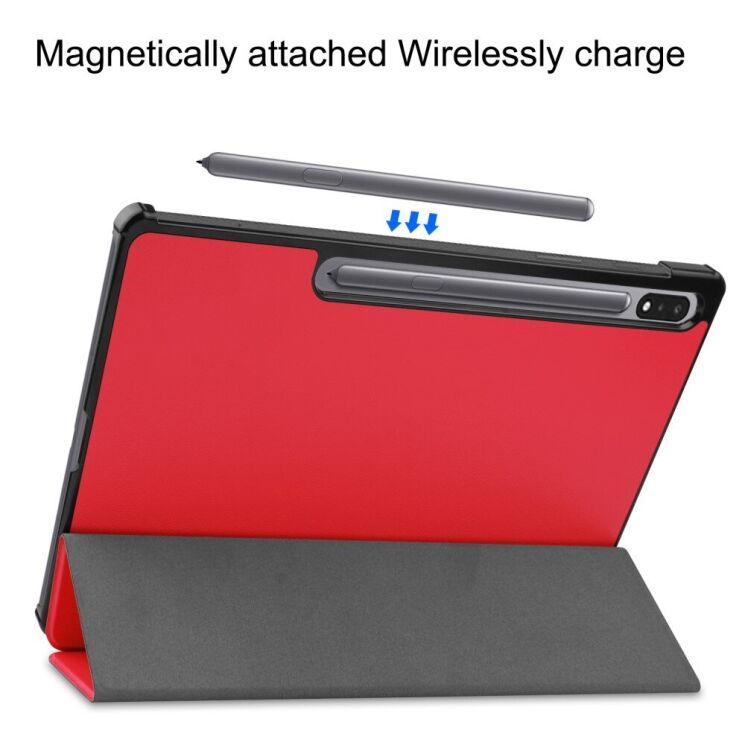 Чехол UniCase Slim для Samsung Galaxy Tab S10 Plus - Red: фото 8 из 9