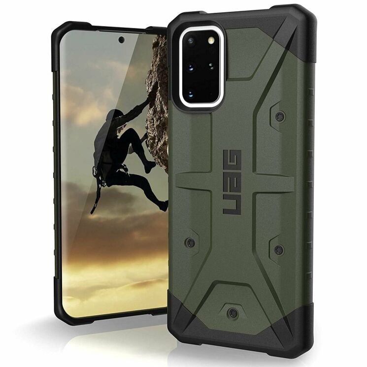 Чехол URBAN ARMOR GEAR (UAG) Pathfinder для Samsung Galaxy S20 Plus (G985) - Olive Drab: фото 1 из 8