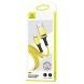 Дата-кабель USAMS US-SJ435 U52 USB to MicroUSB (2.1A, 1m) - Yellow (895668Y). Фото 2 из 15