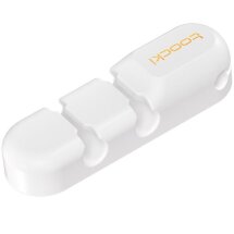Тримач для кабелів TOOCKI Silicone Cord Organizer - White: фото 1 з 9