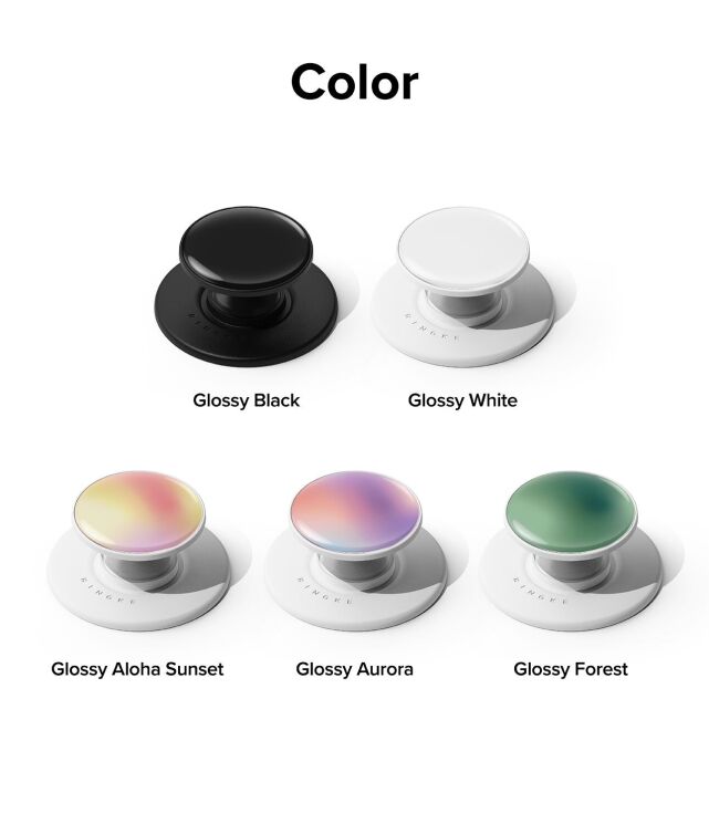 Держатель для смартфона Ringke Glossy Tok Magnetic (8809961784637) - Glossy Black (982616GB) Держатель для смартфона Ringke Glossy Tok Magnetic (8809961784637) - Glossy Black: фото 16 из 16