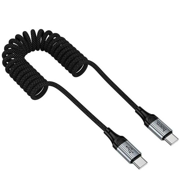 Кабель Hoco X121 Type-C to Type-C (60W, 1.5m) - Black: фото 6 з 7