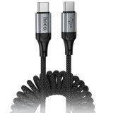 Кабель Hoco X121 Type-C to Type-C (60W, 1.5m) - Black: фото 1 з 7