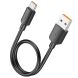 Кабель Hoco X96 Hyper 100W USB to Type-C (0.25m) - Black (896422B). Фото 5 з 8