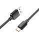 Кабель Hoco X96 Hyper 100W USB to Type-C (0.25m) - Black (896422B). Фото 2 з 8
