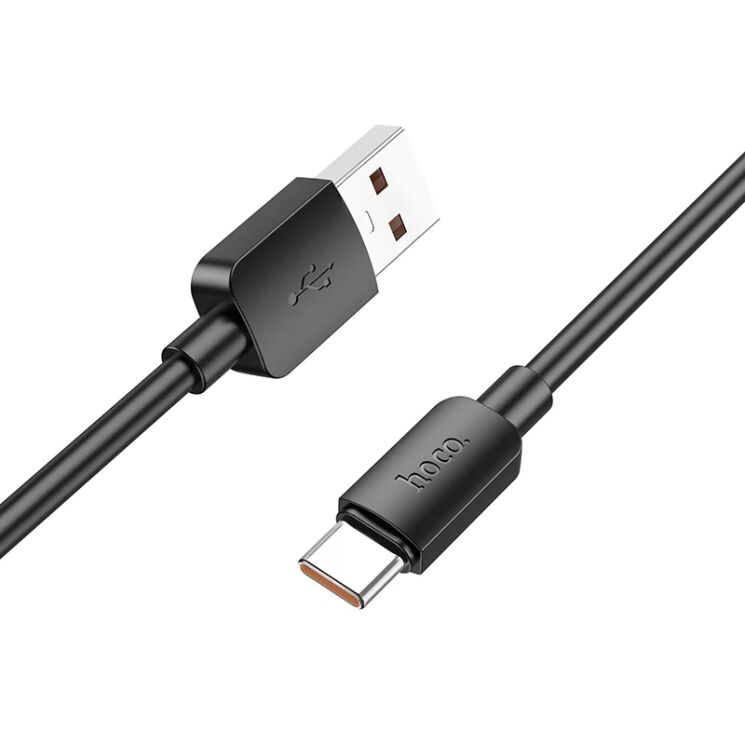 Кабель Hoco X96 Hyper 100W USB to Type-C (0.25m) - Black: фото 2 з 8