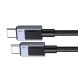 Кабель UGREEN L524 Type-C to Type-C PD60W (3A, 0.5m) - Space Gray (896514H). Фото 3 из 7
