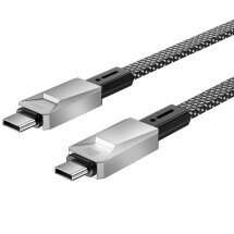Кабель WIWU Wi-C078 Type-C to Type-C (100W, 5A, 1m) - Silver: фото 1 из 6