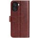 Класичний чохол-книжка Deexe Wallet Style для OPPO A6x - Brown (406506Z). Фото 5 з 7