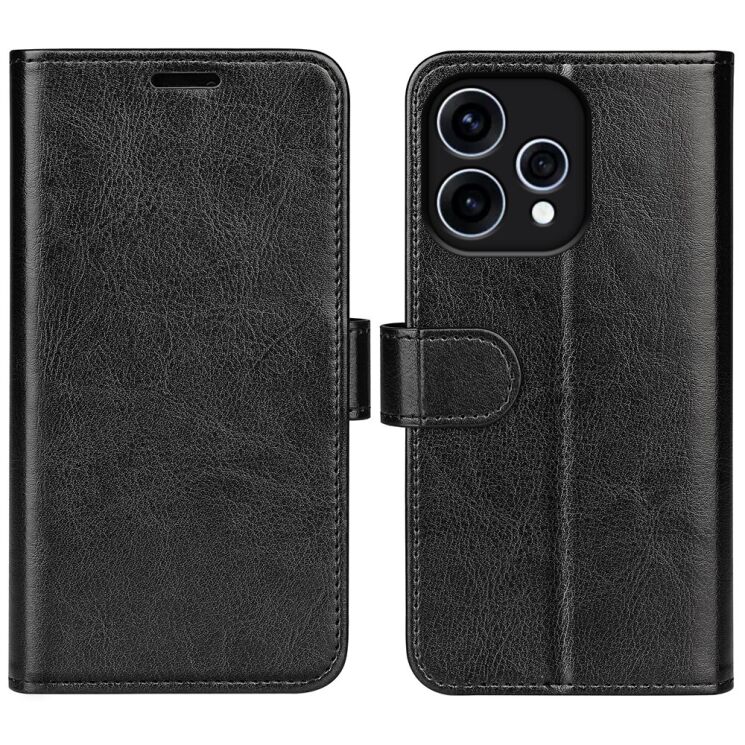 Классический чехол-книжка Deexe Wallet Style для OPPO Reno 15 - Black: фото 1 из 6