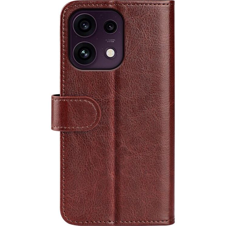 Классический чехол-книжка Deexe Wallet Style для OPPO Reno 16 F - Brown (413416Z) Классический чехол-книжка Deexe Wallet Style для OPPO Reno 16 F - Brown: фото 5 из 7