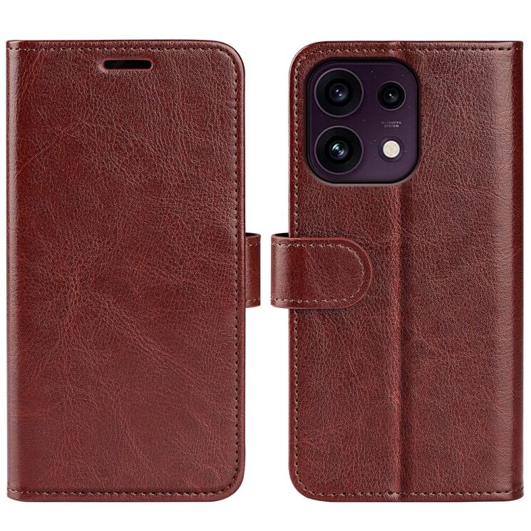Классический чехол-книжка Deexe Wallet Style для OPPO Reno 16 F - Brown (413416Z) Классический чехол-книжка Deexe Wallet Style для OPPO Reno 16 F - Brown: фото 1 из 7