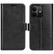 Класичний чохол-книжка Deexe Wallet Style для Xiaomi Redmi Note 17 Pro - Black (429525B). Фото 1 з 8