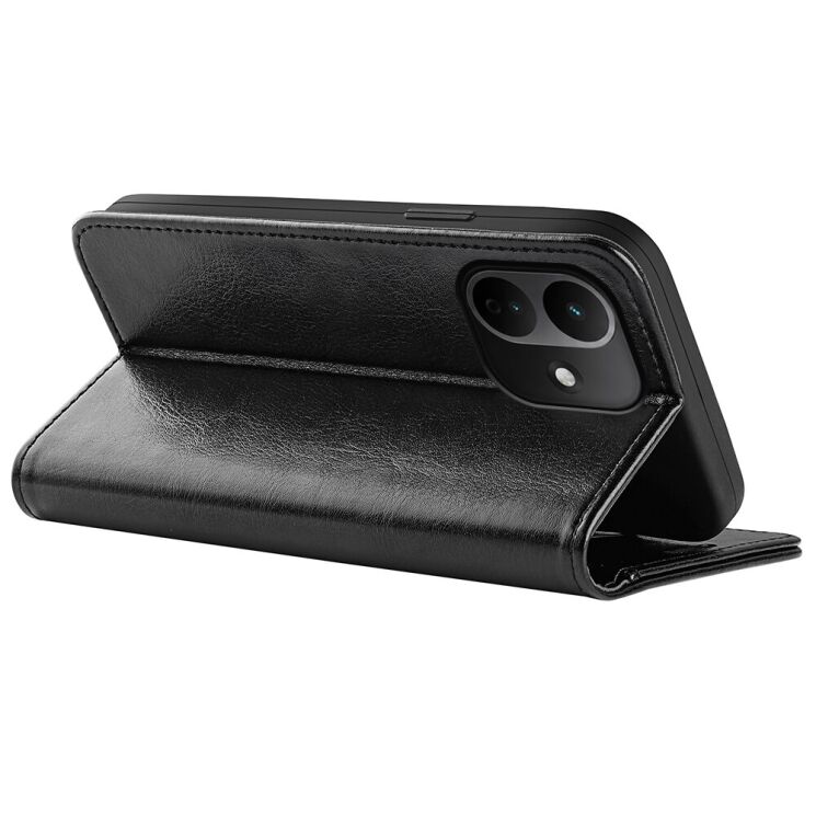 Класичний чохол-книжка Deexe Wallet Style для Xiaomi Redmi Note 17 Pro - Black: фото 3 з 8