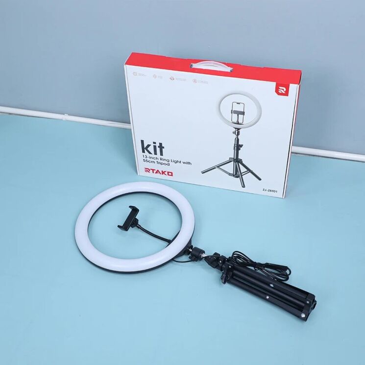 Комплект блоггера RTAKO ZJ-ZBT01 Live Streaming Stand - Black: фото 2 из 7