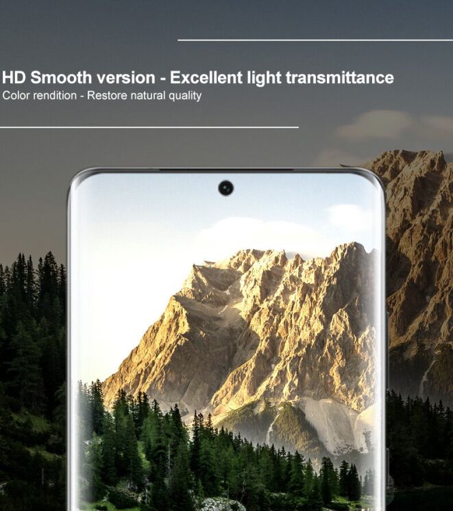 Комплект защитных пленок IMAK Full Coverage Hydrogel Film для Samsung Galaxy S21 Ultra (G998): фото 7 из 21