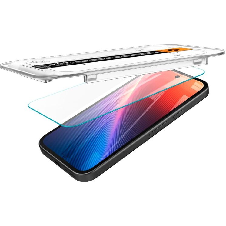 Комплект защитных стекол Spigen (SGP) GLAS.tR EZ Fit Sensor Protected для Google Pixel 9a (AGL08938): фото 5 из 13