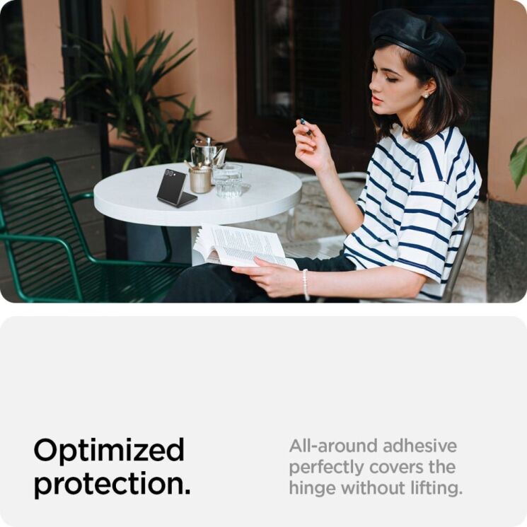 Комплект захисних стекол Spigen (SGP) GLAS.tR EZ Fit Sensor Protected для Samsung Galaxy Flip 7 (AGL09585): фото 14 з 14