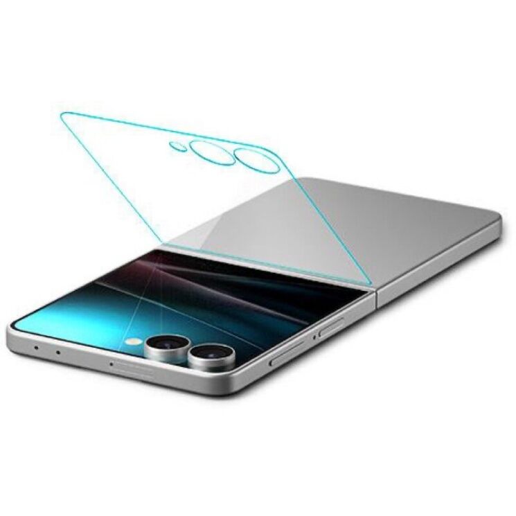 Комплект захисних стекол Spigen (SGP) GLAS.tR EZ Fit Sensor Protected для Samsung Galaxy Flip 7 (AGL09585): фото 3 з 14