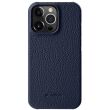 Кожаный чехол MELKCO Leather Case Magnetic для Apple iPhone 15 Pro Max - Dark Blue (339448DB)