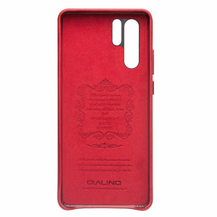 Кожаный чехол QIALINO Leather Cover для Huawei P30 Pro - Red: фото 4 из 15