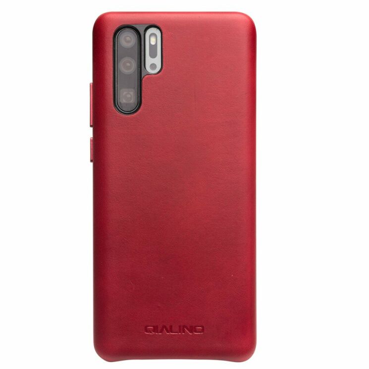 Кожаный чехол QIALINO Leather Cover для Huawei P30 Pro - Red: фото 5 из 15