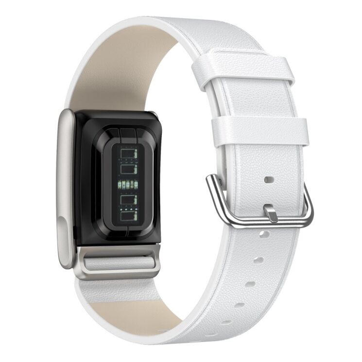 Шкіряний ремінець Reframe Genuine Leather для WHOOP MG - White: фото 2 з 4