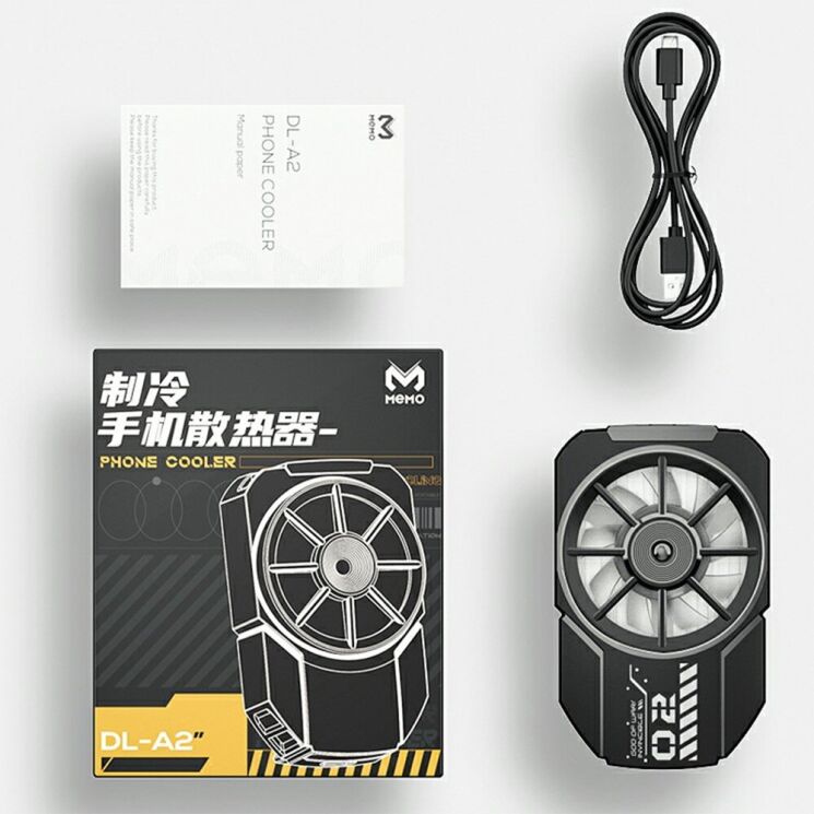 Кулер-вентилятор для смартфона MEMO DLA2 Phone Cooler - Black: фото 13 з 14