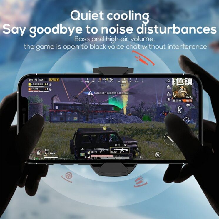 Кулер-вентилятор для смартфона MEMO DLA2 Phone Cooler - Black: фото 7 з 14