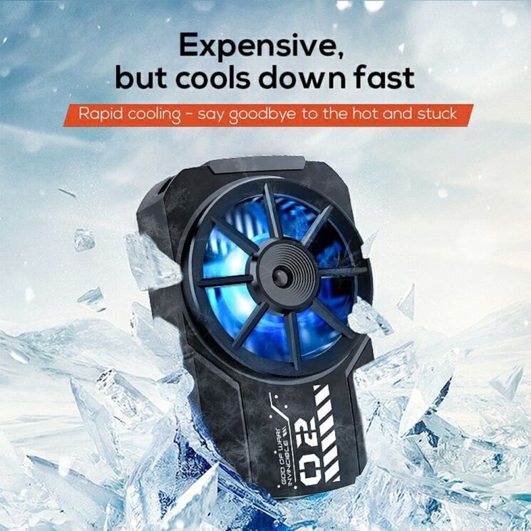 Кулер-вентилятор для смартфона MEMO DLA2 Phone Cooler - Black: фото 11 з 14