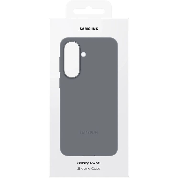 Оригинальный чехол Silicone Case для Samsung Galaxy A57 (A576) EF-PA576CJEGWW - Gray: фото 6 из 6
