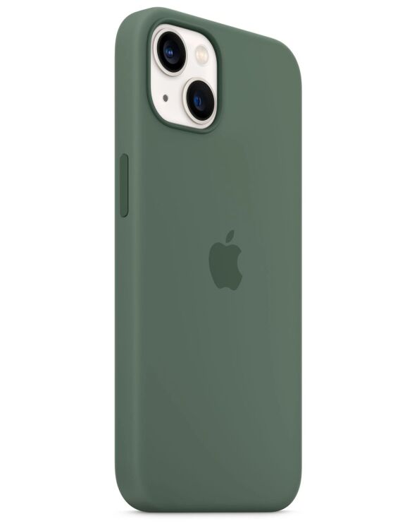 Оригинальный чехол Silicone Case with MagSafe для Apple iPhone 13 (MN633) - Eucalyptus: фото 2 из 3