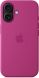 Оригінальний чохол Silicone Case with MagSafe для Apple iPhone 16 (MYY53) - Fuchsia (366447P). Фото 5 з 6