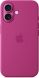 Оригінальний чохол Silicone Case with MagSafe для Apple iPhone 16 (MYY53) - Fuchsia (366447P). Фото 3 з 6