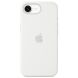Оригінальний чохол Silicone Case with MagSafe для iPhone 17e / 16e (MD3P4) - White (378246W). Фото 1 з 3