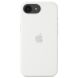Оригінальний чохол Silicone Case with MagSafe для iPhone 17e / 16e (MD3P4) - White (378246W). Фото 2 з 3