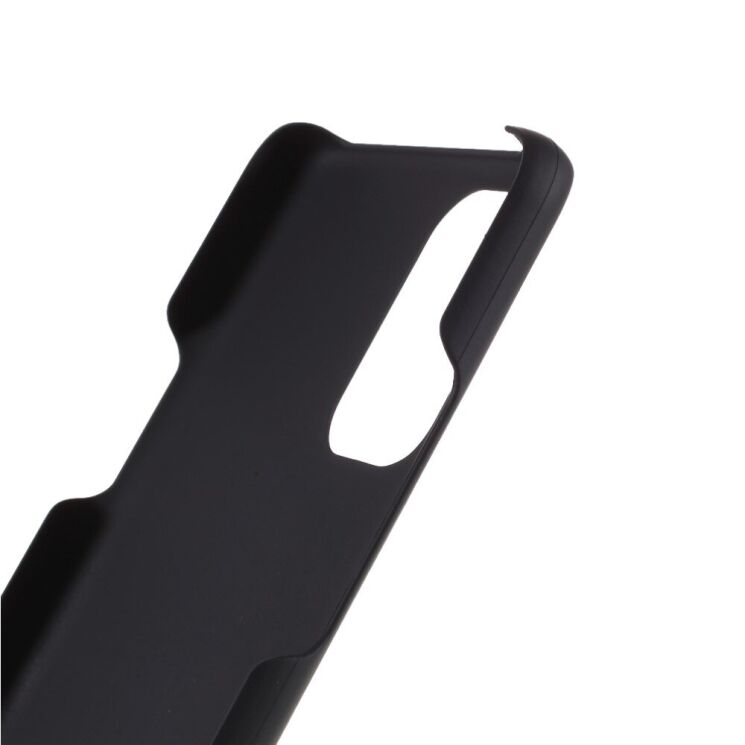 Пластиковый чехол Deexe Hard Shell для OnePlus 9R - Black: фото 6 из 7