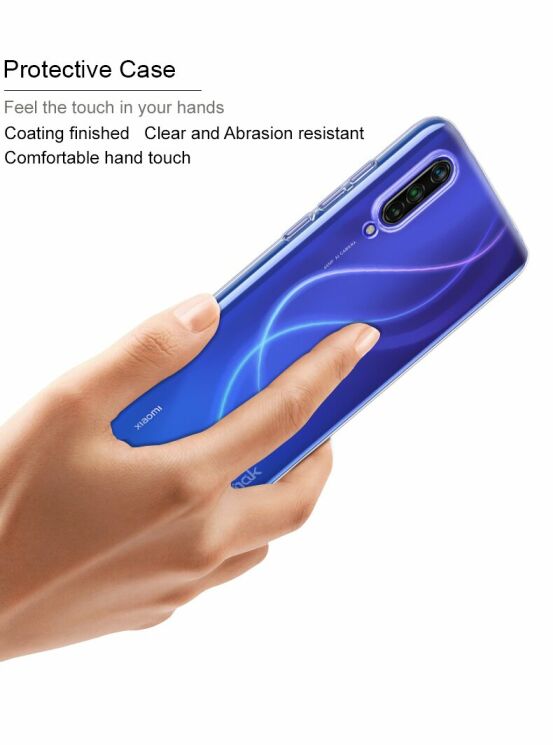 Пластиковий чохол IMAK Crystal для Xiaomi Mi 9 Lite / Mi CC9 - Transparent: фото 10 з 17