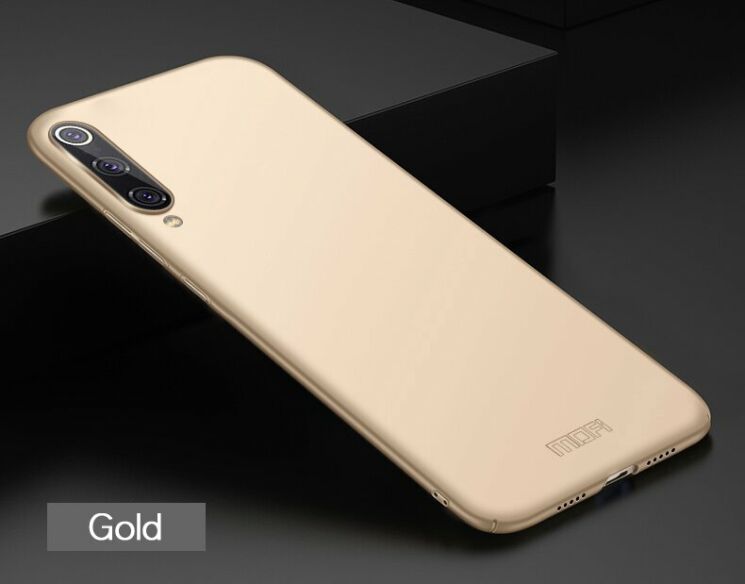 Пластиковый чехол MOFI Slim Shield для Xiaomi Mi 9 - Gold: фото 2 из 11