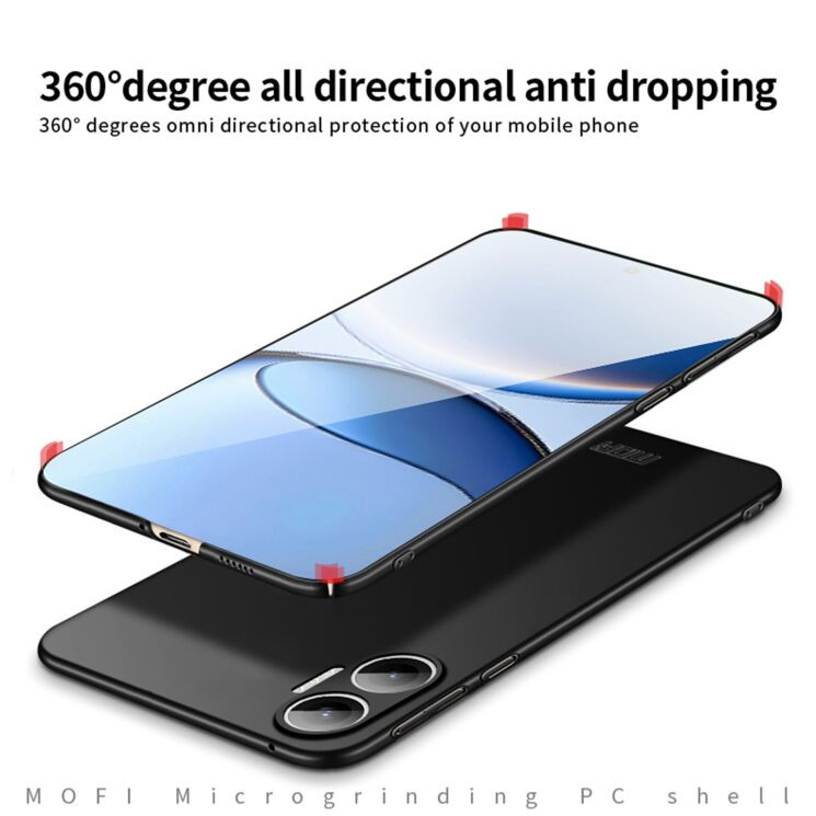 Пластиковый чехол MOFI Slim Shield для Xiaomi Poco F7 - Black: фото 7 из 9
