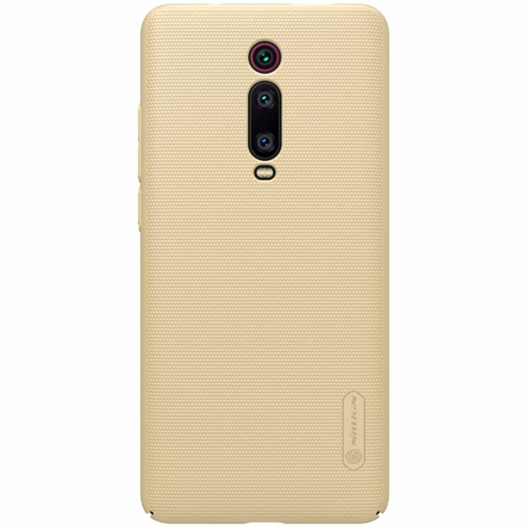 Пластиковый чехол NILLKIN Frosted Shield для Xiaomi Mi 9T / Mi 9T Pro / Redmi K20 / Redmi K20 Pro - Gold: фото 1 из 15