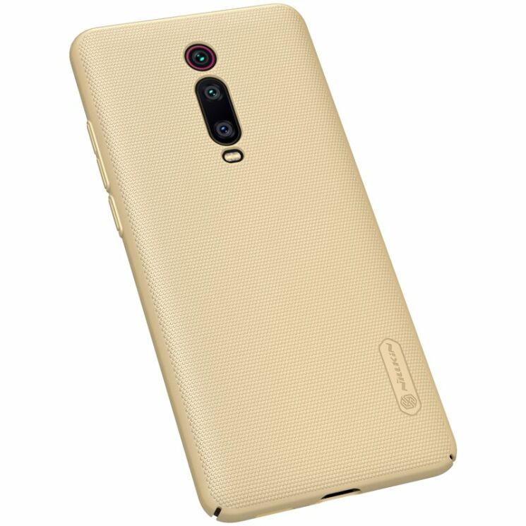 Пластиковый чехол NILLKIN Frosted Shield для Xiaomi Mi 9T / Mi 9T Pro / Redmi K20 / Redmi K20 Pro - Gold: фото 3 из 15