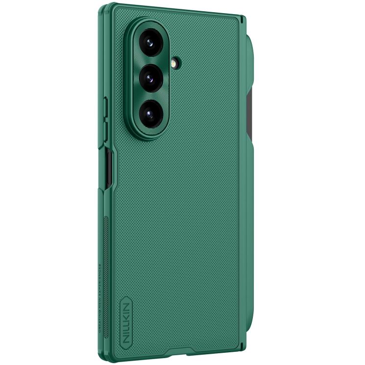 Пластиковий чохол NILLKIN Frosted Shield Magnetic (S Pen) для Samsung Galaxy Fold 7 - Green: фото 3 з 22